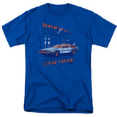 Back To The Future Lightning Strikes Men's 18/1 Cotton Short-Sleeve T-Shirt